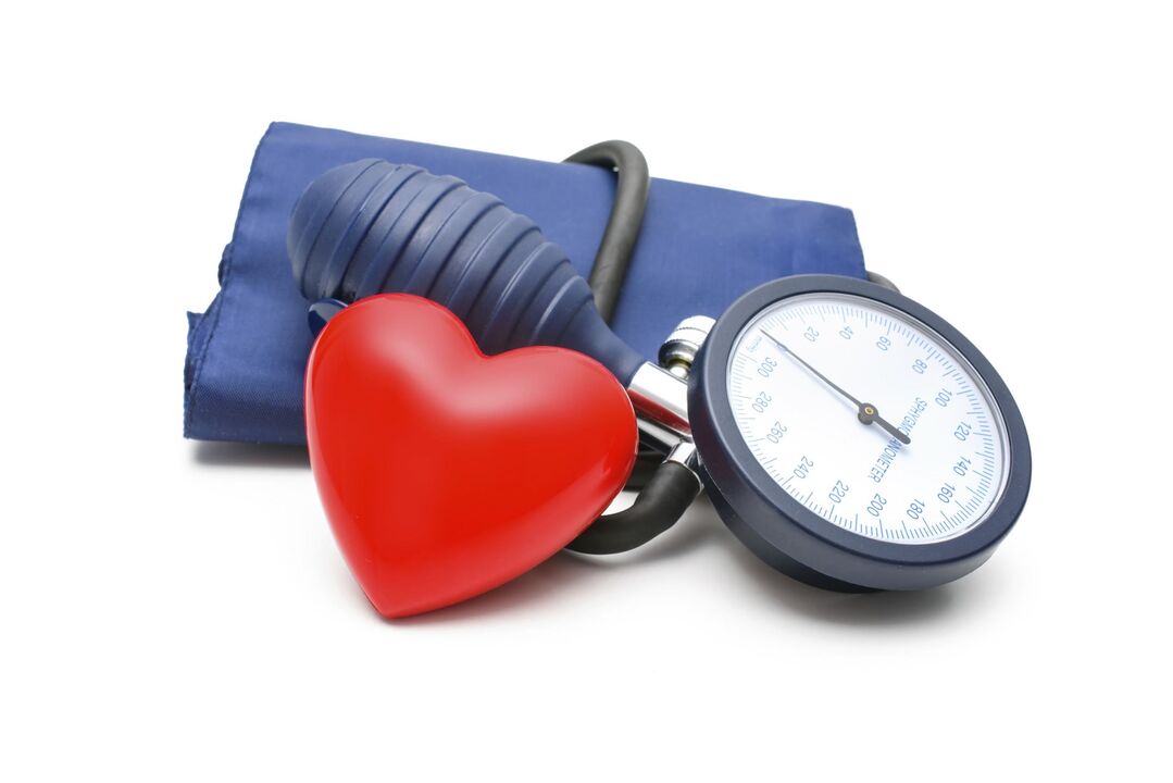 Normální ukazatele tlaku v tonometru po odebrání Cardiform